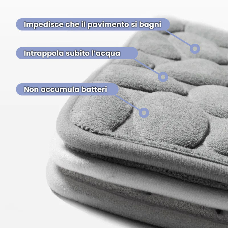 Tappeto ultra-assorbente in memory foam