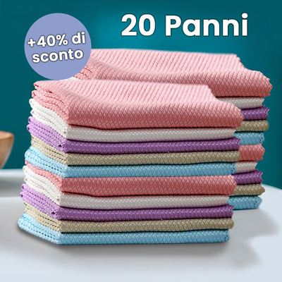 Panni ultra-performanti per vetri