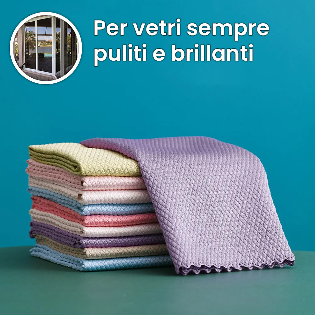 Panni ultra-performanti per vetri